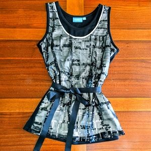 Vera Wang sequin tank top